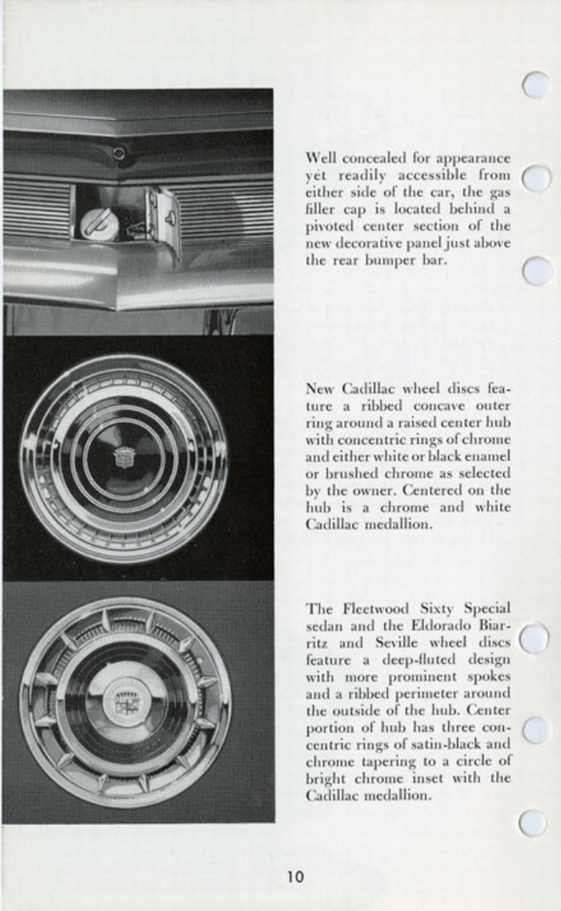 1960 Cadillac Salesmans Data Book Page 109